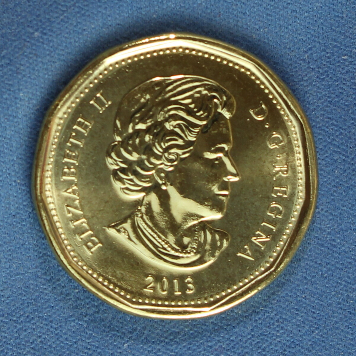 Canada 2013 Loonie (One Dollar) from a Mint Roll