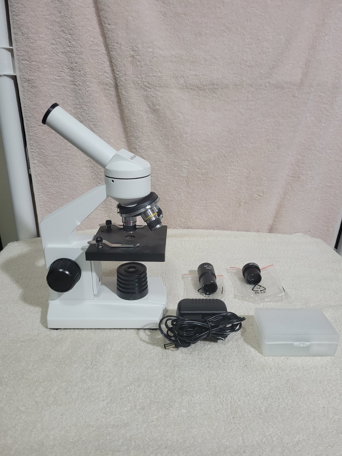 AMSCOPE M102C BIOLOGICAL SCIENCE STUDENT COMPOUND MICROSCOPE