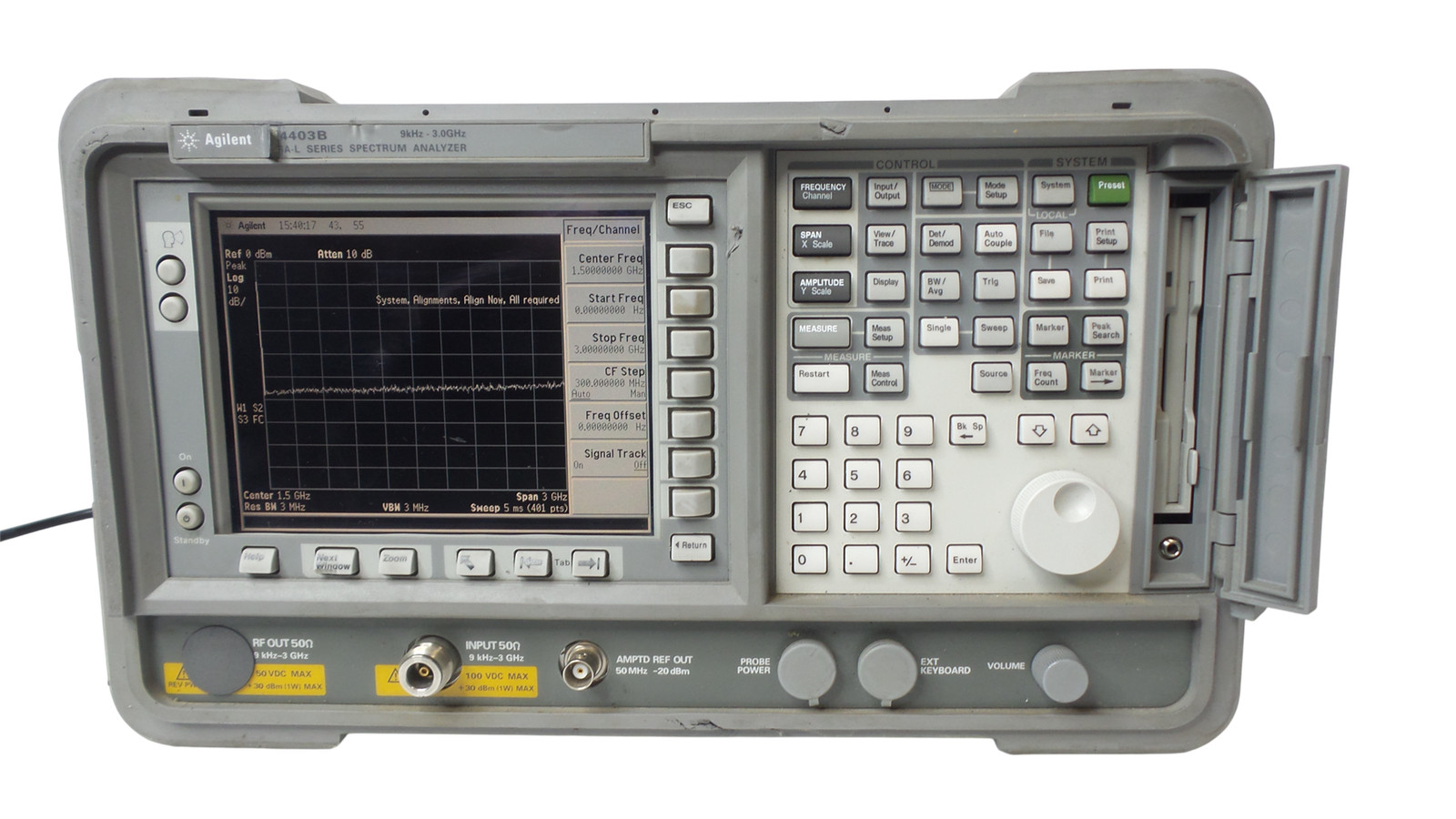 Agilent E4403B ESA L-Series Spectrum Analyzer 9 kHz-3.0 GHz OPT : A4H