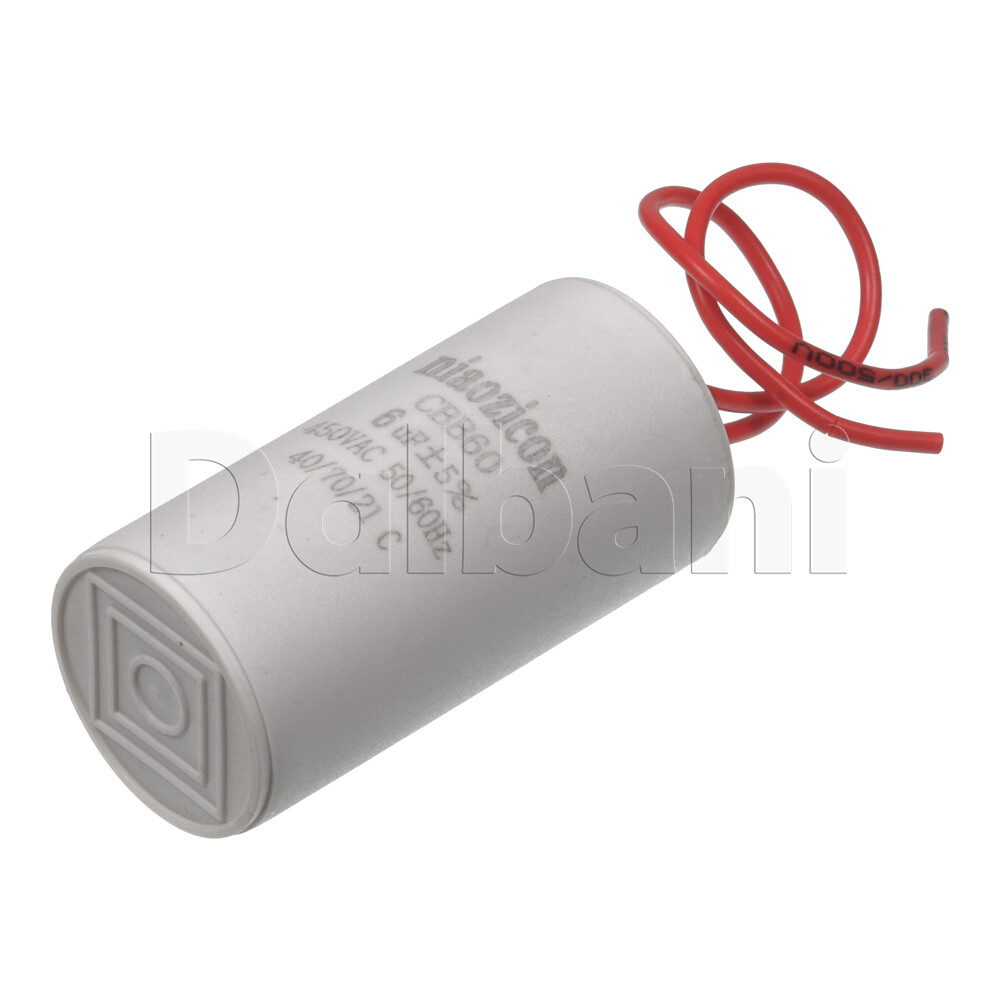 CBB60 450VAC 6uF Motor Run Cylinder Capacitor
