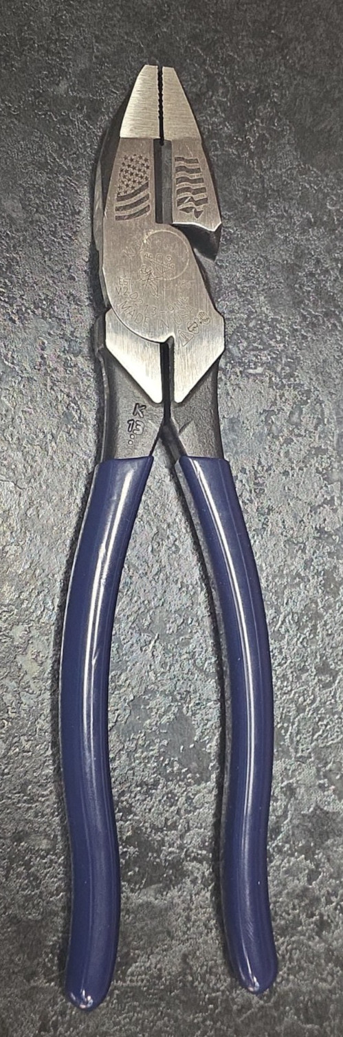 Klein Tools D213-9NE 9" High-Leverage Side Cutting Pliers
