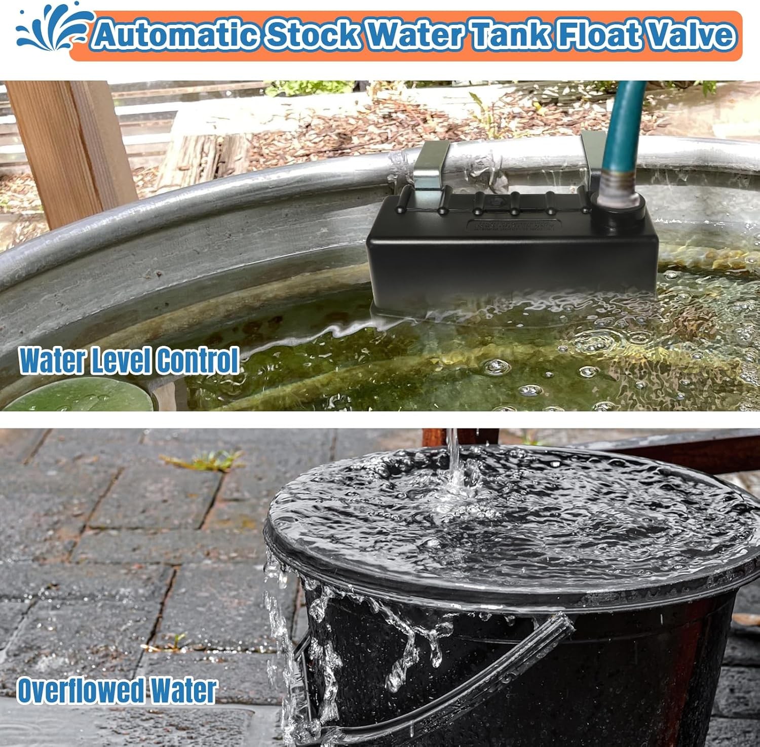 Water Trough Float Valve for Stock Tank,Water Tank Float Valve Level Control for