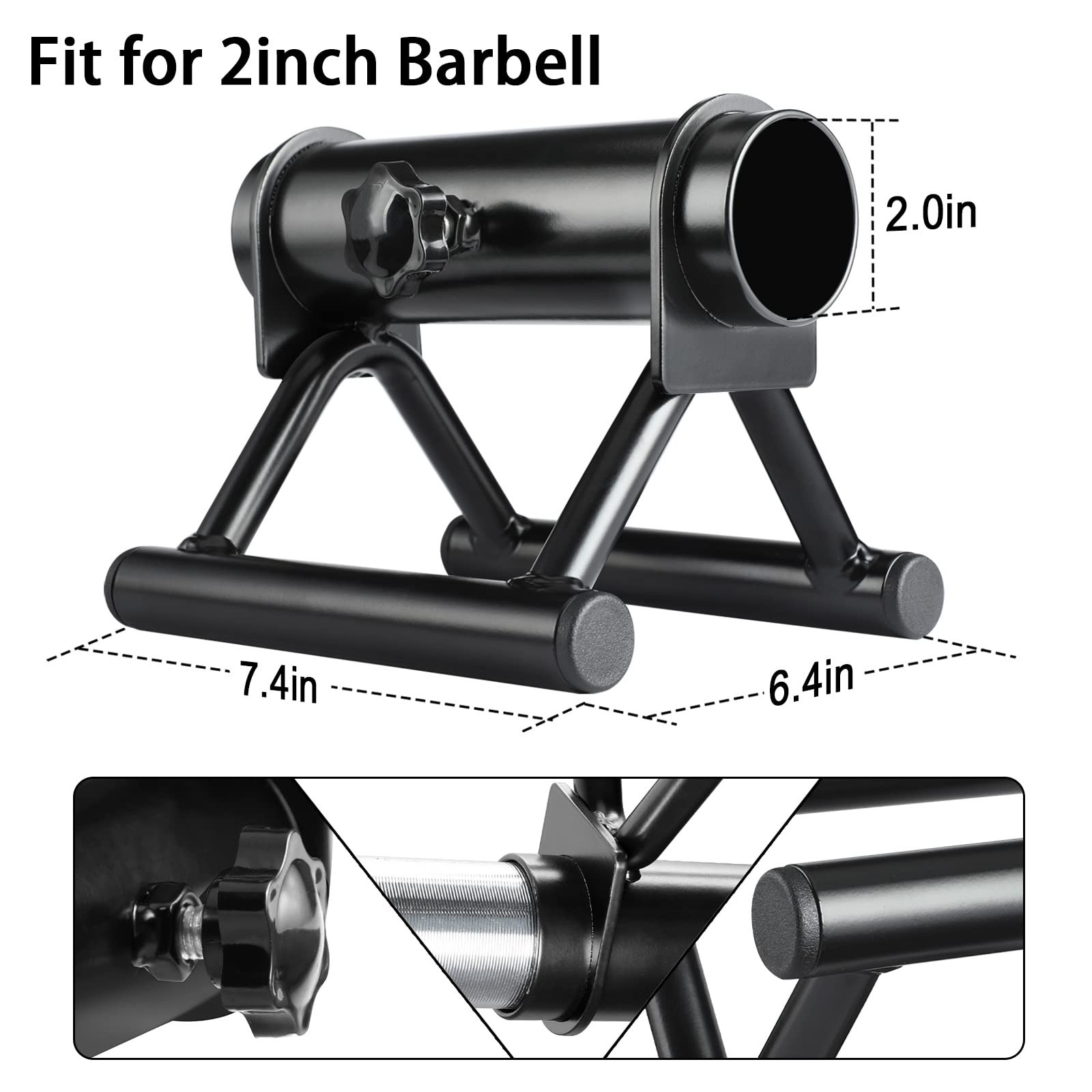 Upgraded T Bar Row Attachment with Non-Slip Rubber Grip Heavy Duty,Solid Multi-G