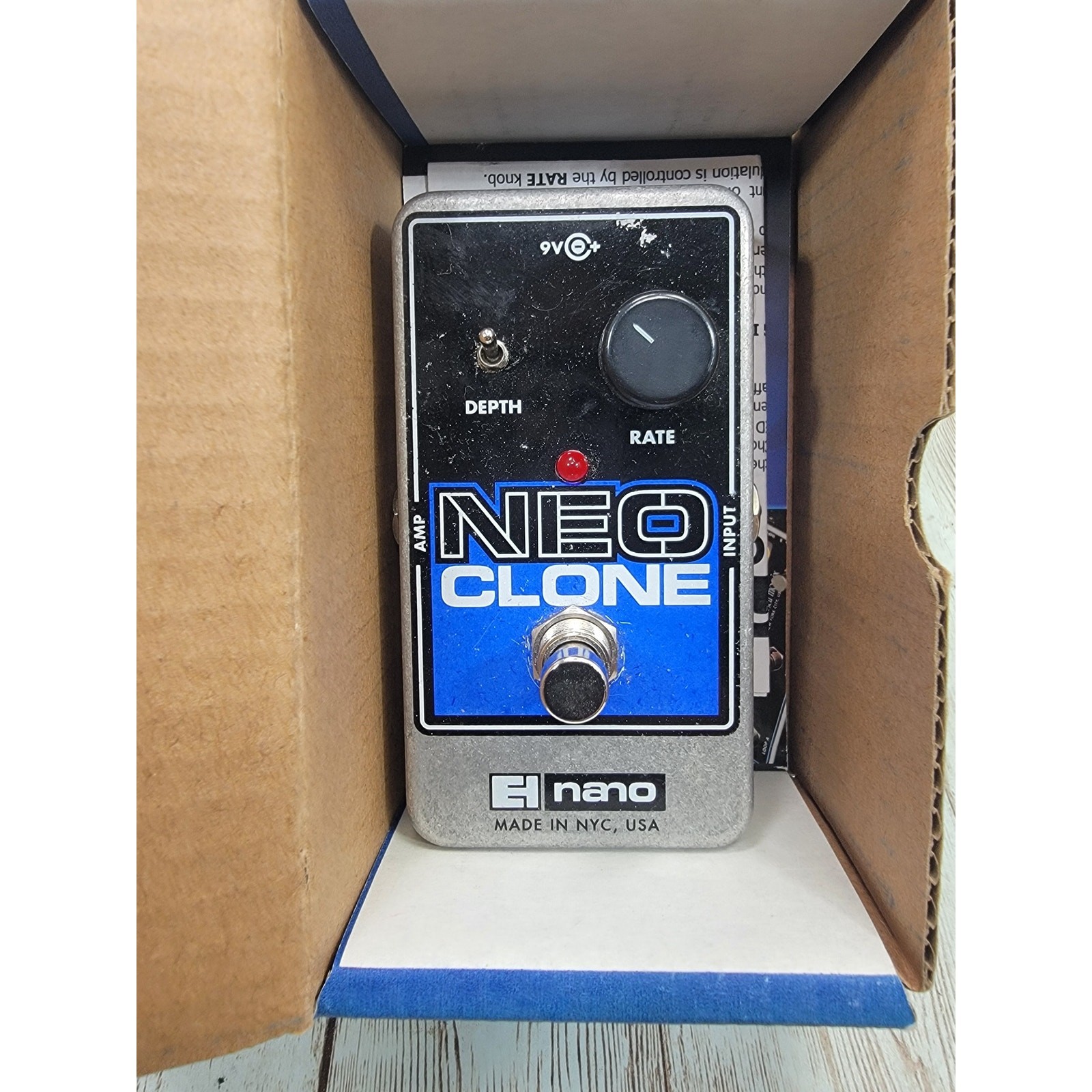 Electro-Harmonix EHX Neo Clone Analog Chorus Guitar Effect Pedal