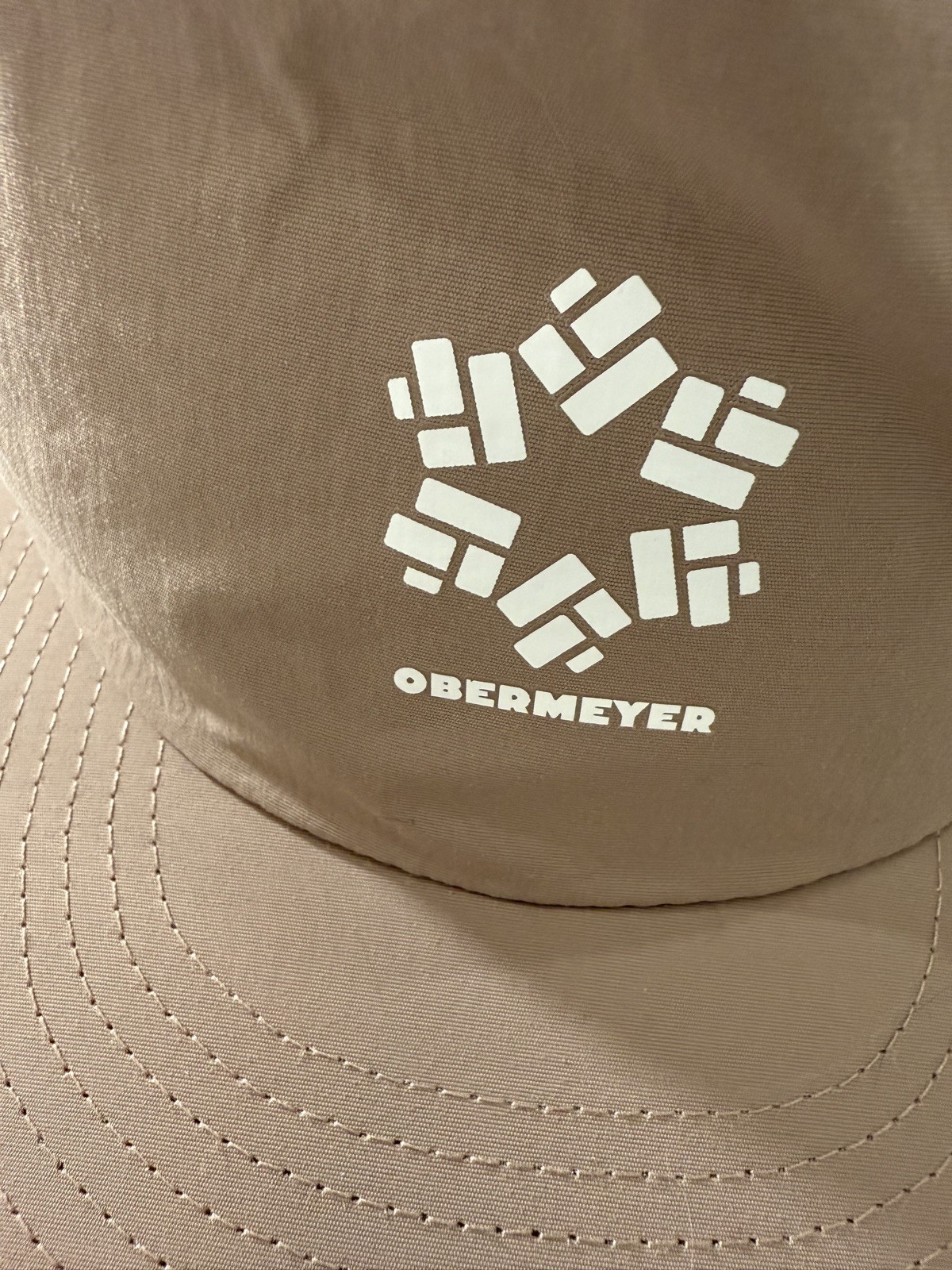 OBERMEYER Unisex Snapback Hat Blush Pink Surf Lightweight