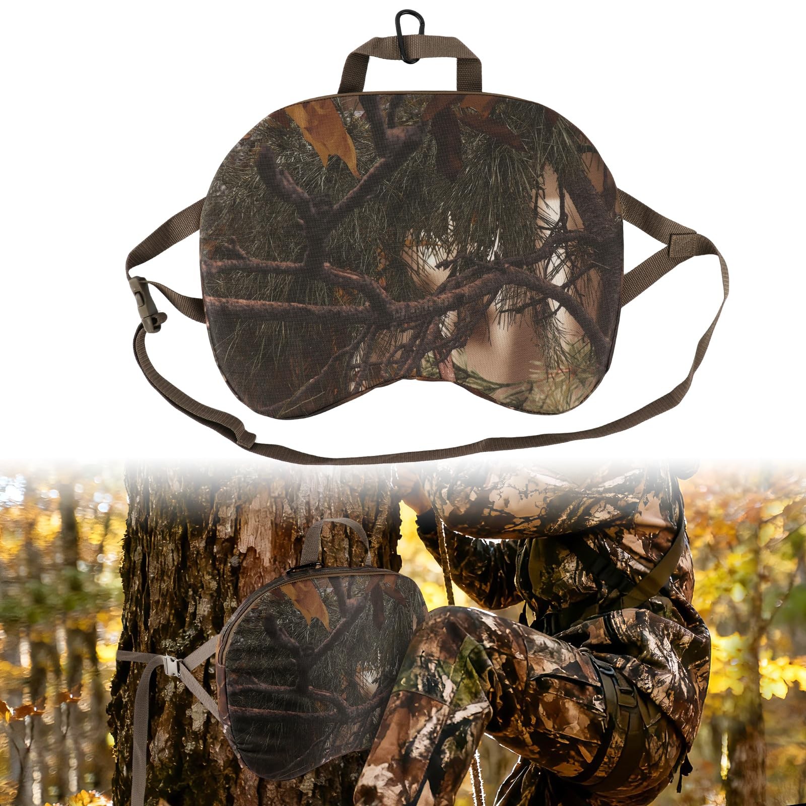 Saddle Hunting Knee Pads,Portable Hunting Seat Cushion,Tree Saddle Hunting se...