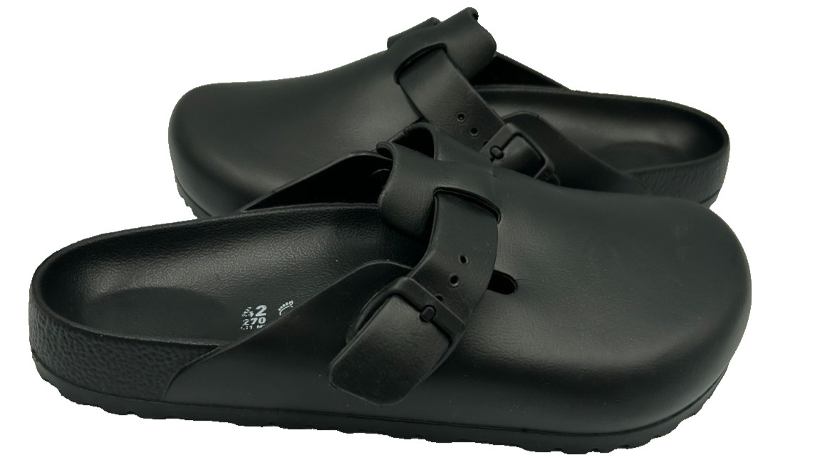 Birkenstock Women's Boston EVA Slip On Walking Comfort Clogs Black Size:8 77S