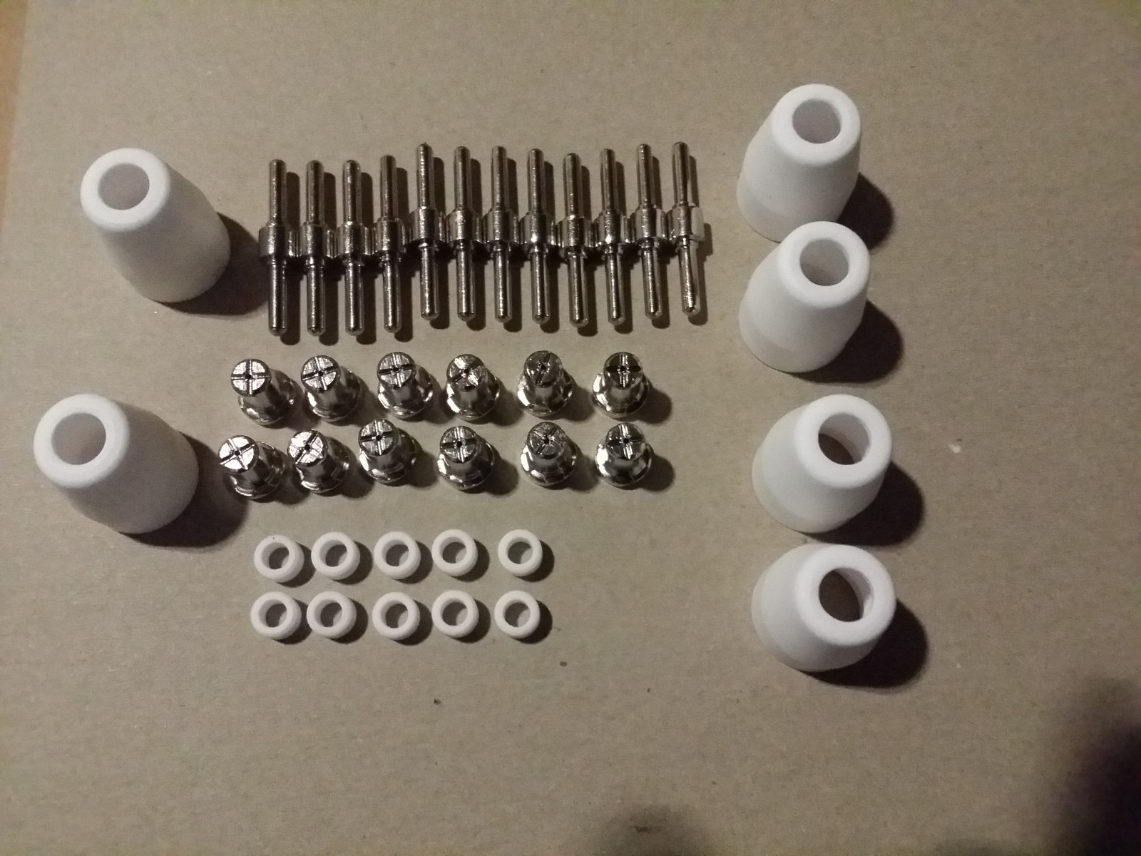 Tips Consumables for Ramsond Plasma Cutter Consumables 40pcs fits Ramsond 50AMP