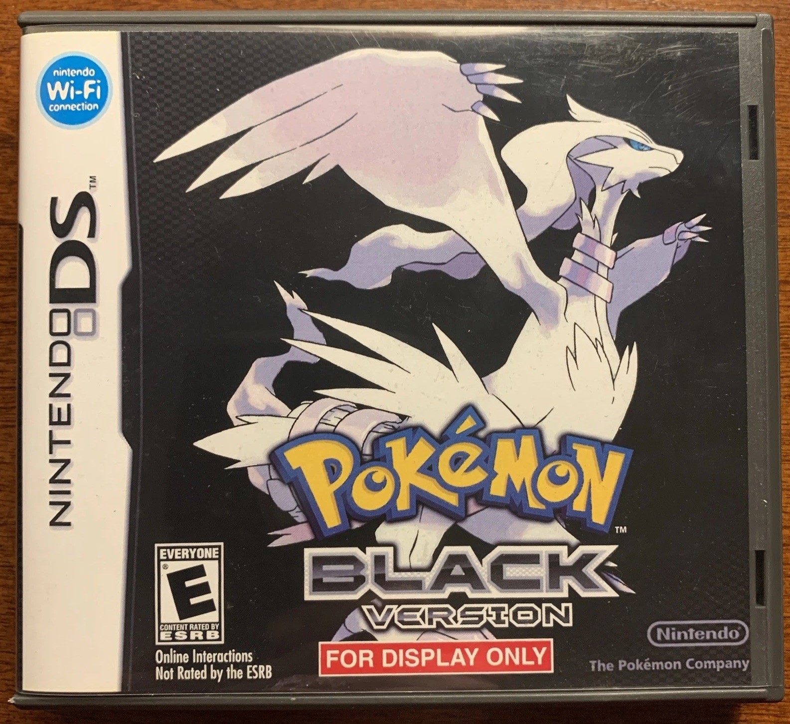 Pokemon Black Version Nintendo DS Replacement Case ONLY No Game - For Display