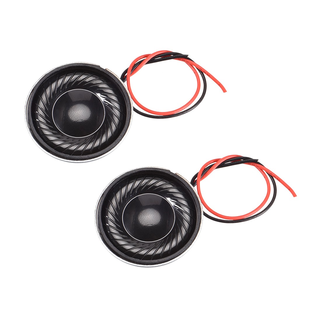 2W 8Ohm Micro Indoor Speaker Magnet Speaker 28mm Cable Diameter 2pcs