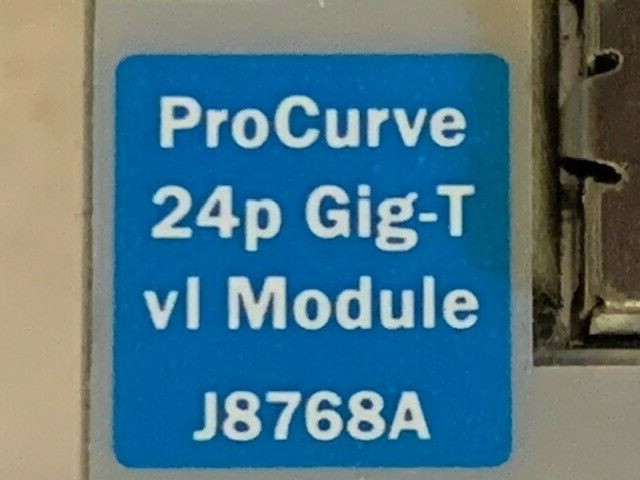 ⭐️HP  ProCurve J8768A 24-Ports Plug-in Module Ethernet Switch FREE SHIPPING