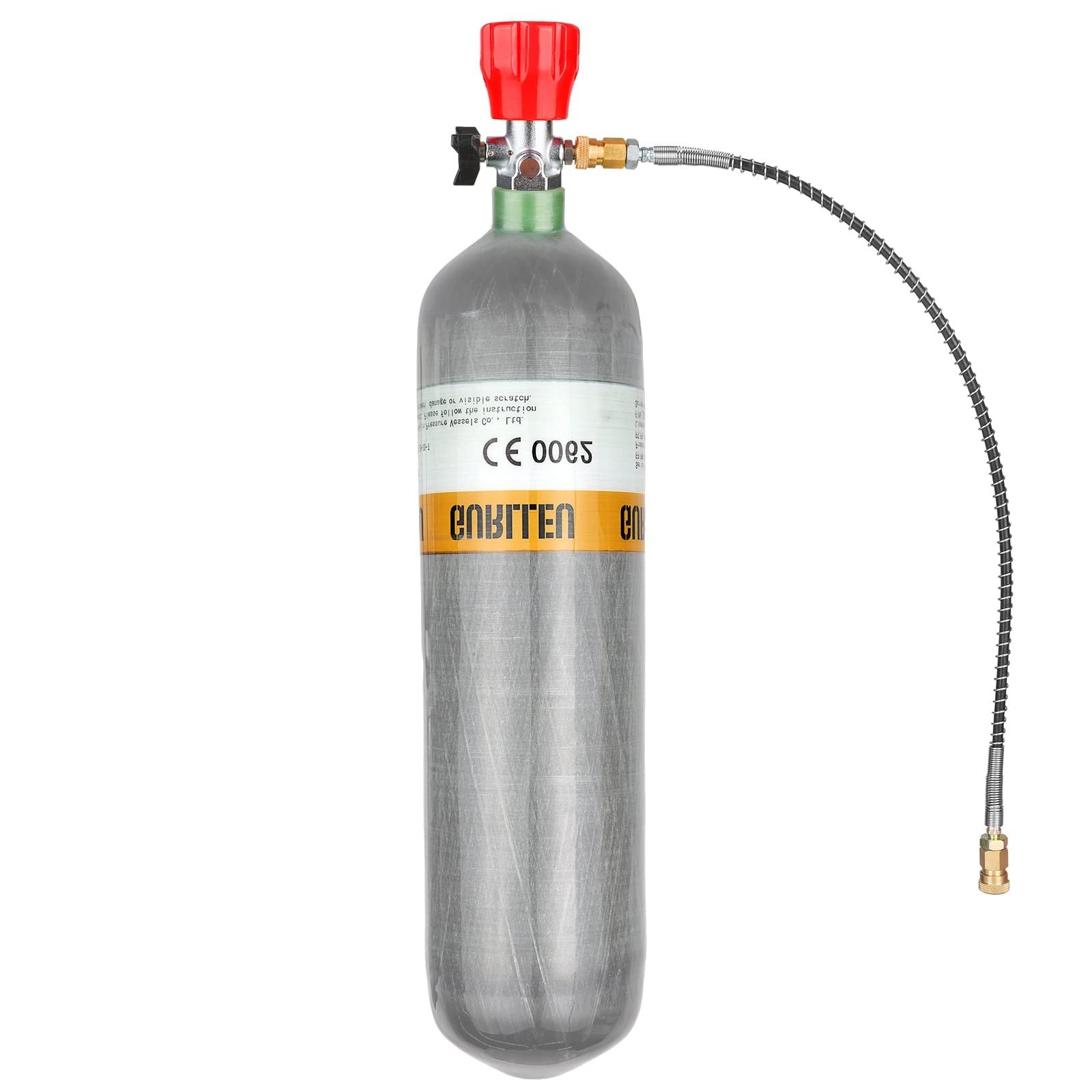 3L 4500psi Carbon Fiber Air Tank & Fill Station for PCP Paintball Scuba SCBA（...