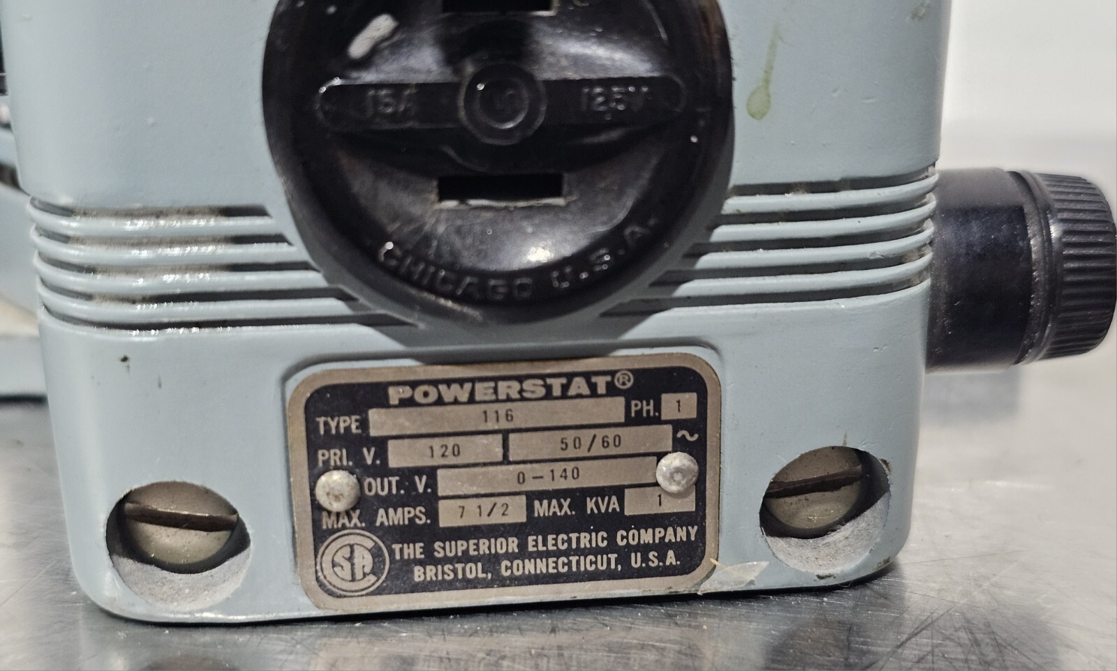 Superior Electric Powerstat Type 116