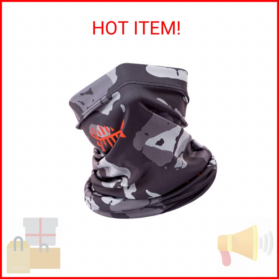 BASSDASH UPF 50+ UV Sun Protection Neck Gaiter Fishing Mask Hunting Kayaking Hik