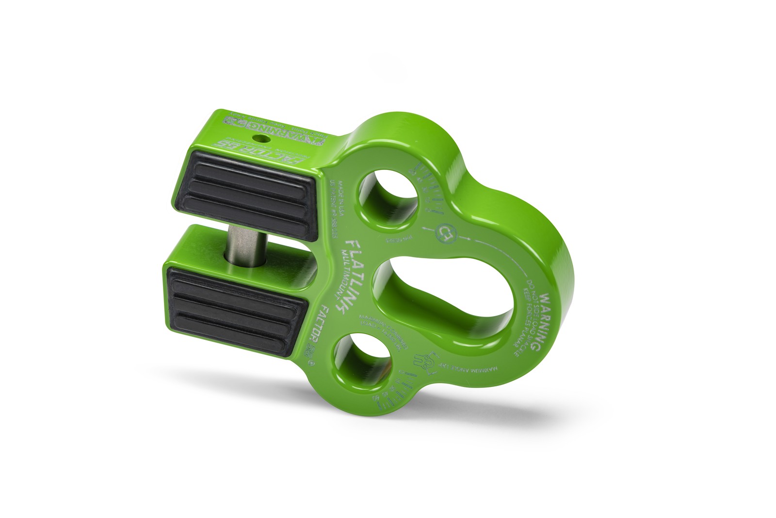Factor 55 0022508 Flatlink Multimount Winch Shackle - Green