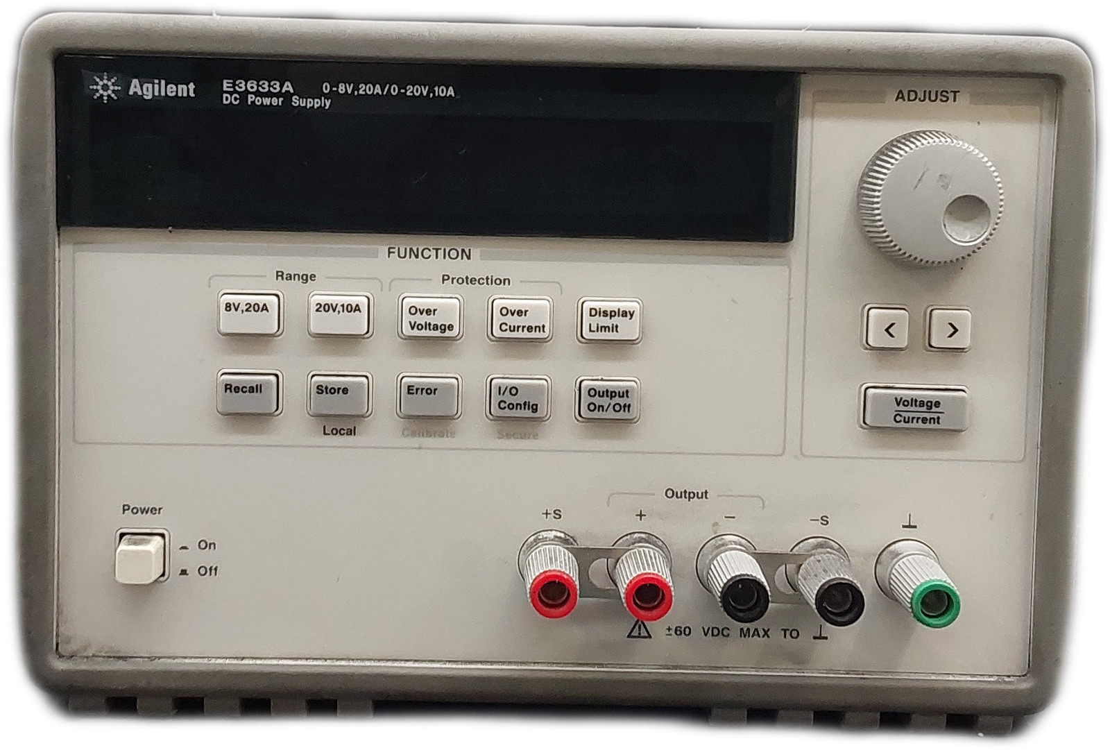 Keysight E3633A 200W Linear DC Power Supply 3-Output Programmable 20V/10A