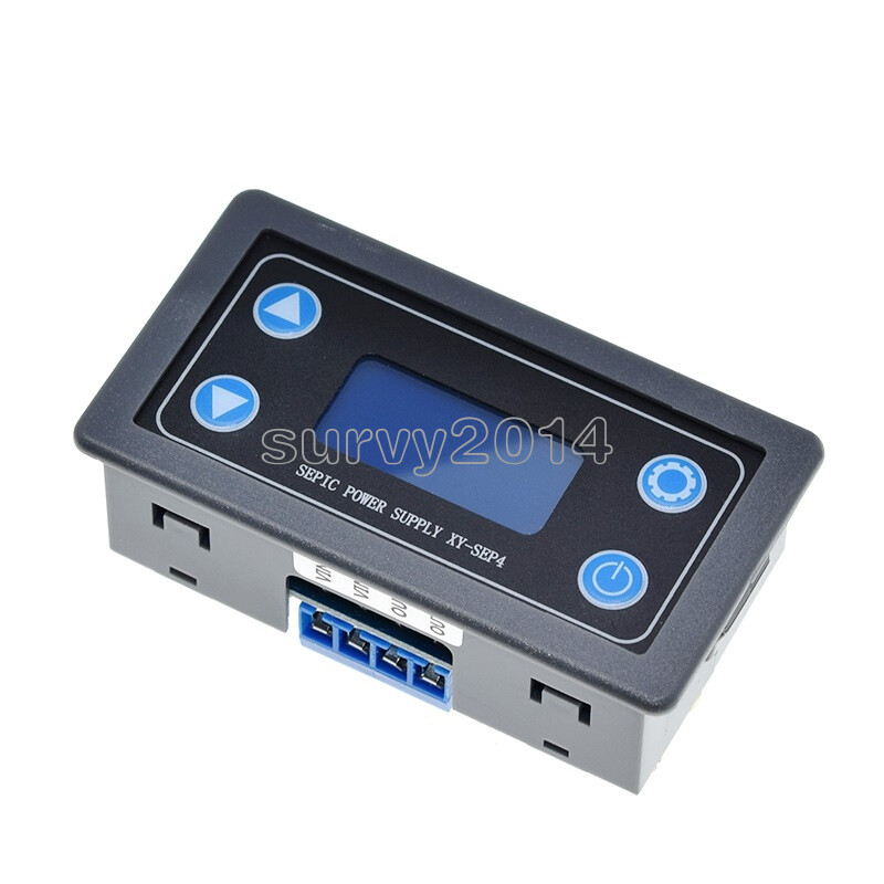 LCD Adjustable Auto DC-DC Buck Boost Power Supply Module Constant Volt DC5.0-30V