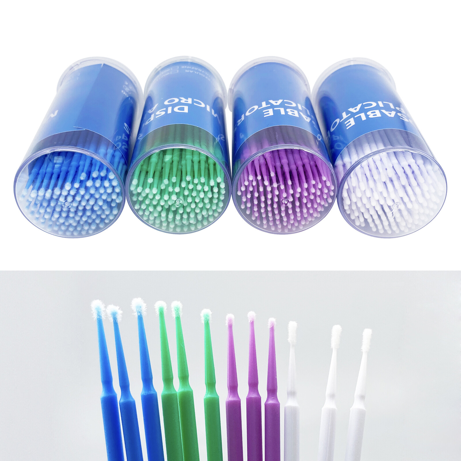 400pcs micro applicator tips micro brush Regular/Fine/Ultra dental Beauty