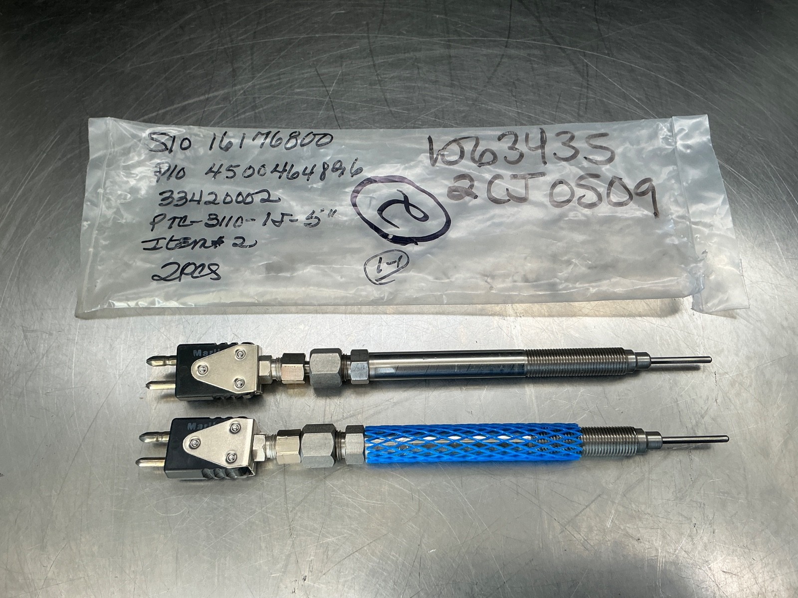 Thermocouple Probes PTC-3110-15-5", set of 2