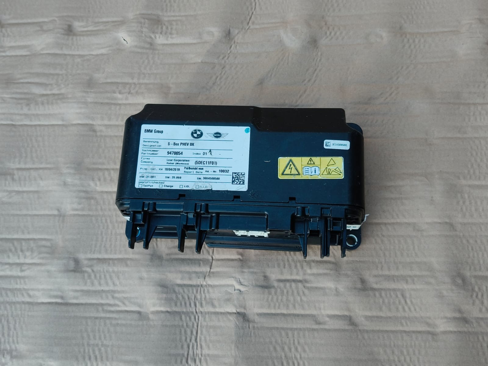 BMW OEM Battery Box for BMW Hybrids High Voltage, 9470054