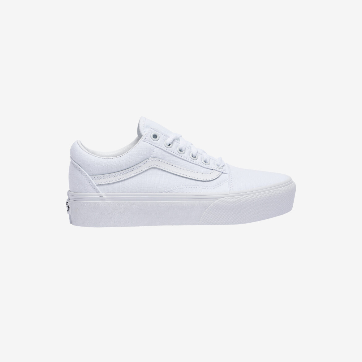 vans womens old skool platform triple white sneaker VN0A3B3UW00 womens sz 6-10