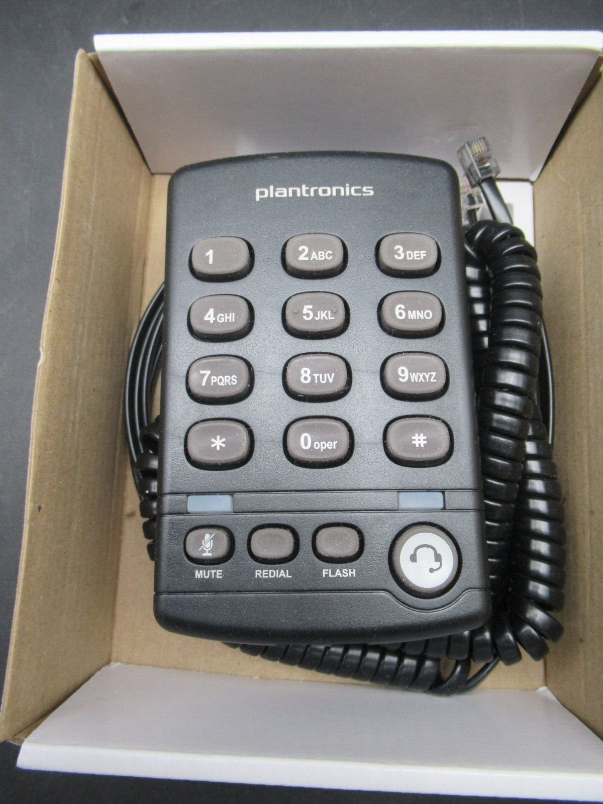 Plantronics T110H Single Line Telephone Keypad *NEW*