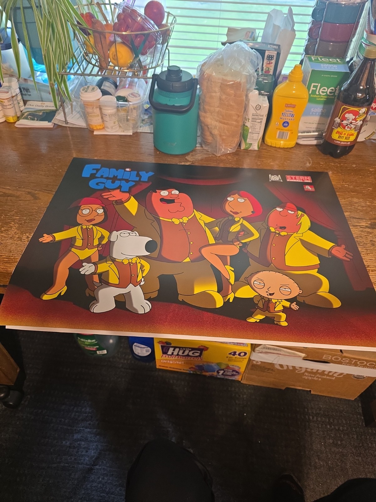 Stern PINBALL Family Guy Back Box Translight Backglass Art For Machine
