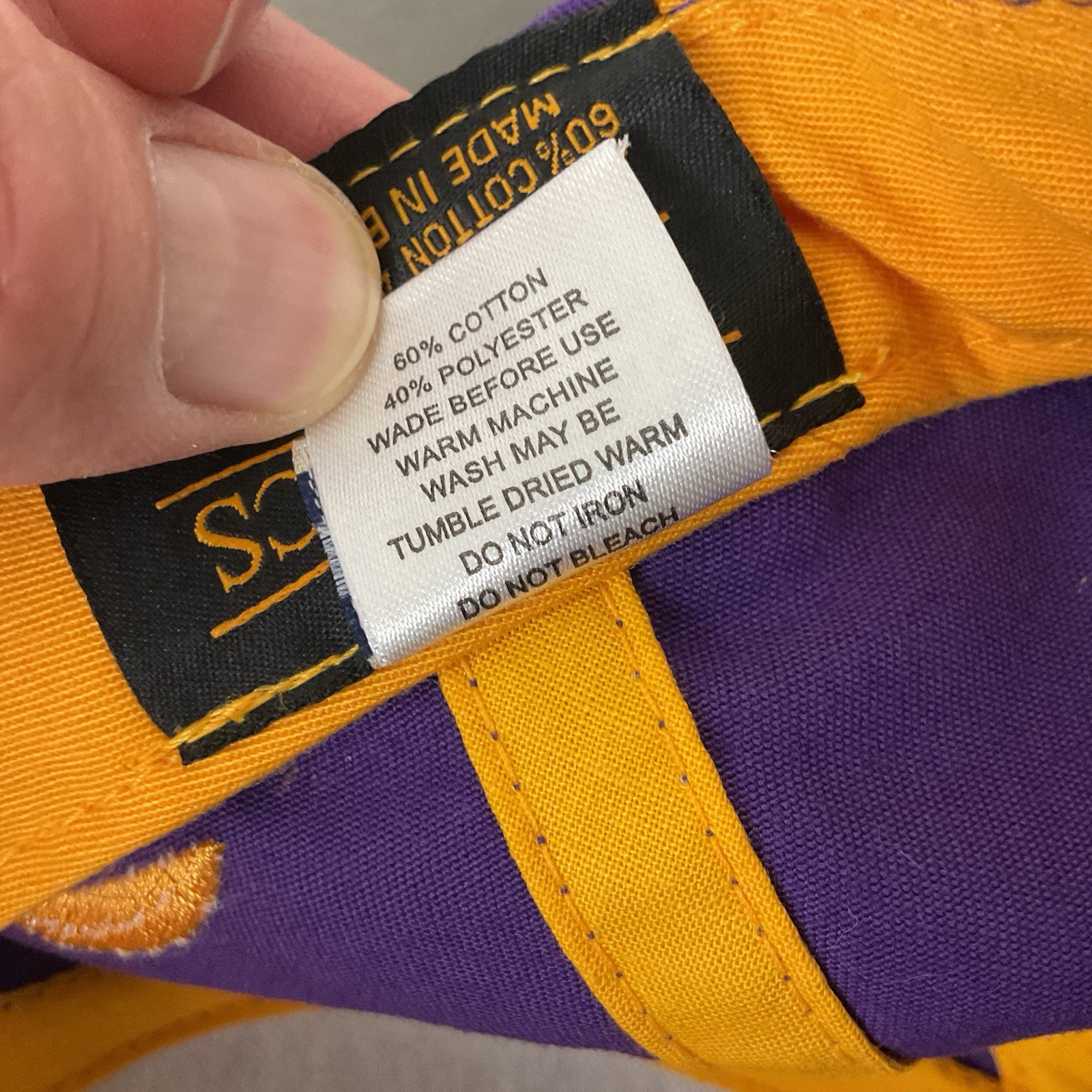 Billabong Purple/Yellow 3D Logo 6 Panel SnapBack Ball Hat/Cap One Size