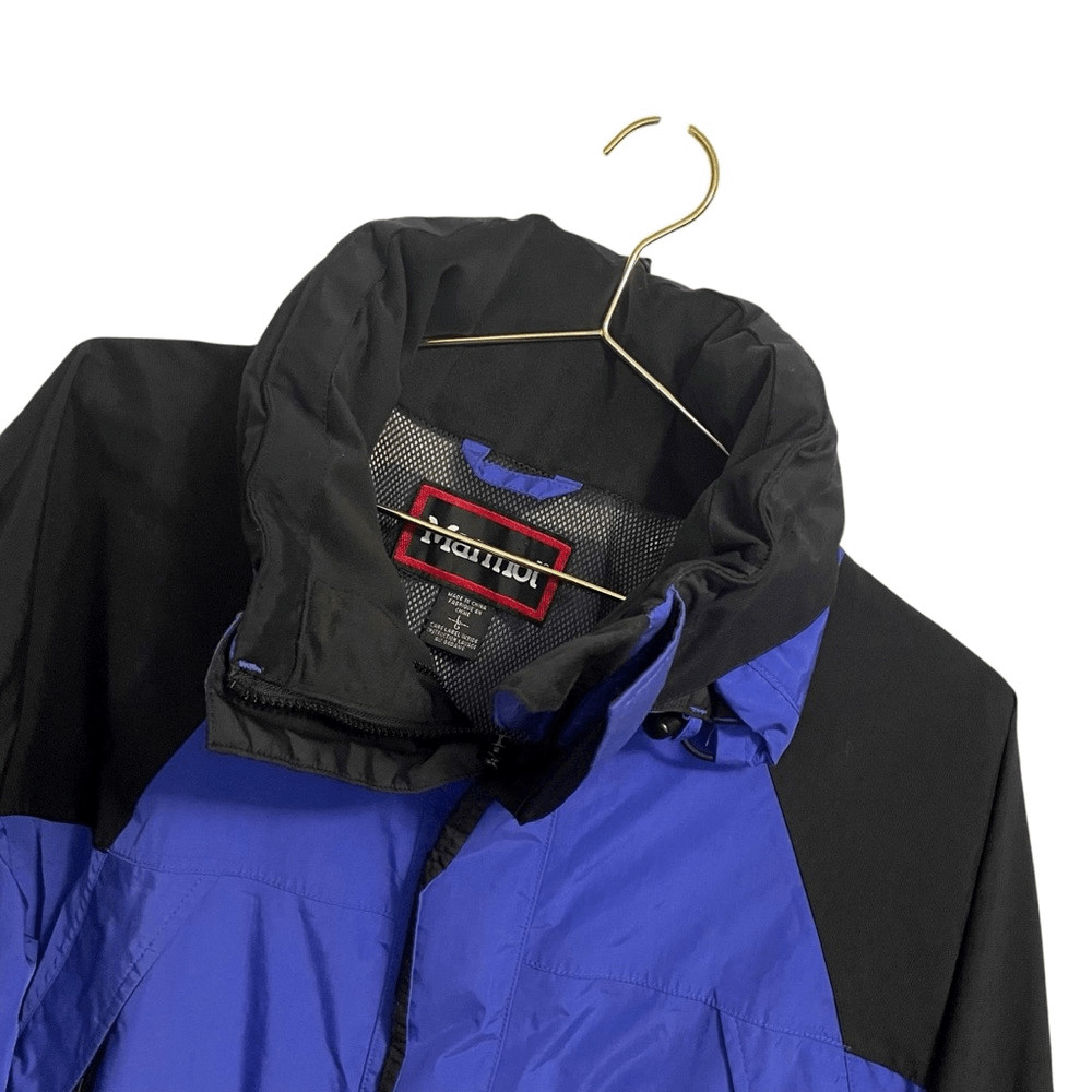 Marmot Ski Parka Jacket Blue Black Men’s Size Medium
