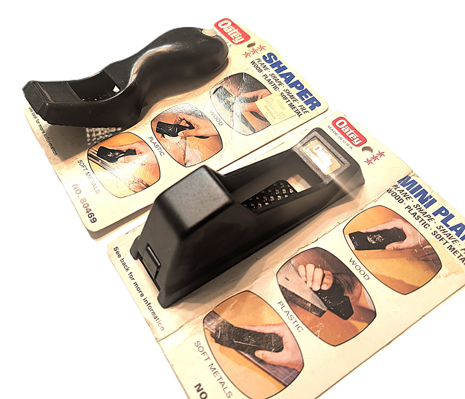 Oatey Mini Plane & Shaper-NOS-Shape Plane Shave File Wood Plastic Soft Metal