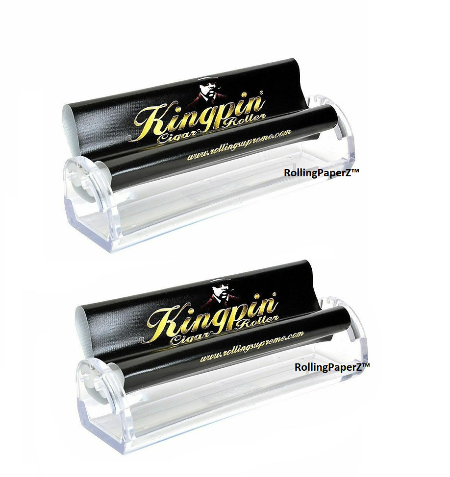 TWO Kingpin Cigar Roller Machines Roll Perfect Size (125mm) Cigars Easily