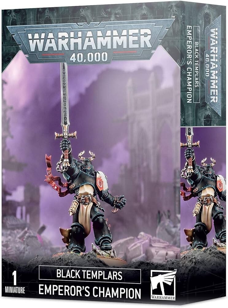 Warhammer 40k Black Templars Emperor's Champion NEW in BOX