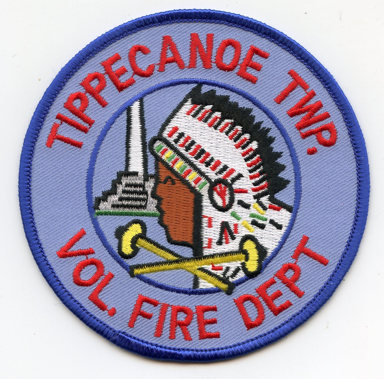 TIPPECANOE TOWNSHIP Battle Ground INDIANA IN indian VOLUNTEER FIRE PATCH