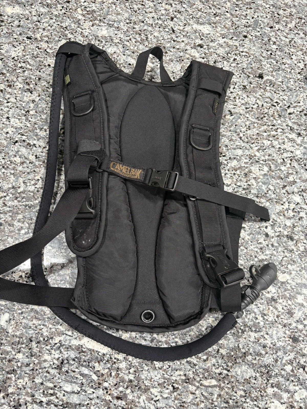 Camelbak Maximum Gear Stealth Hydration Backpack w/ Bladder - Black Adjustable