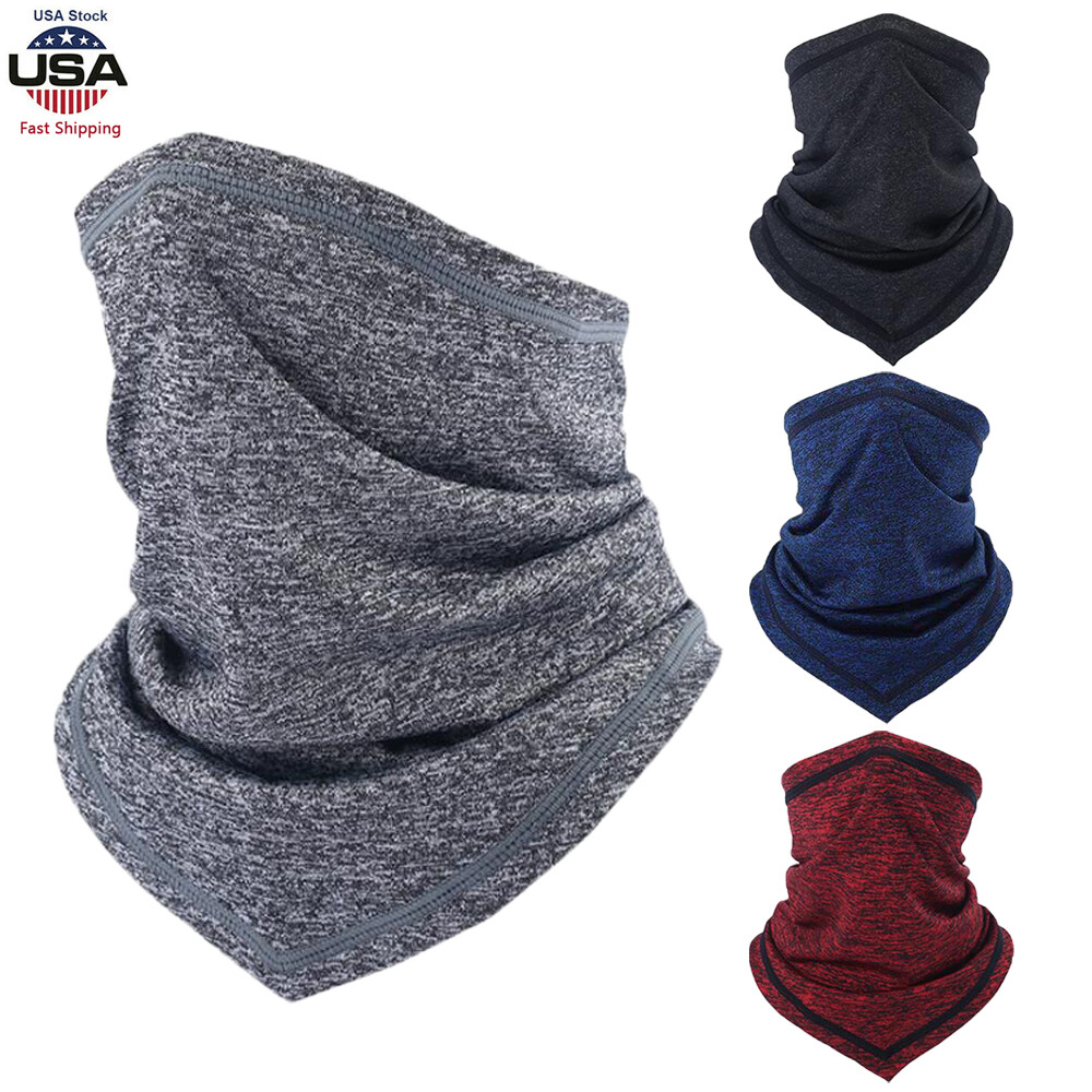 Balaclava Summer Ice Silk Breathable Neck Gaiter Quick Drying Face Mask Scarf US