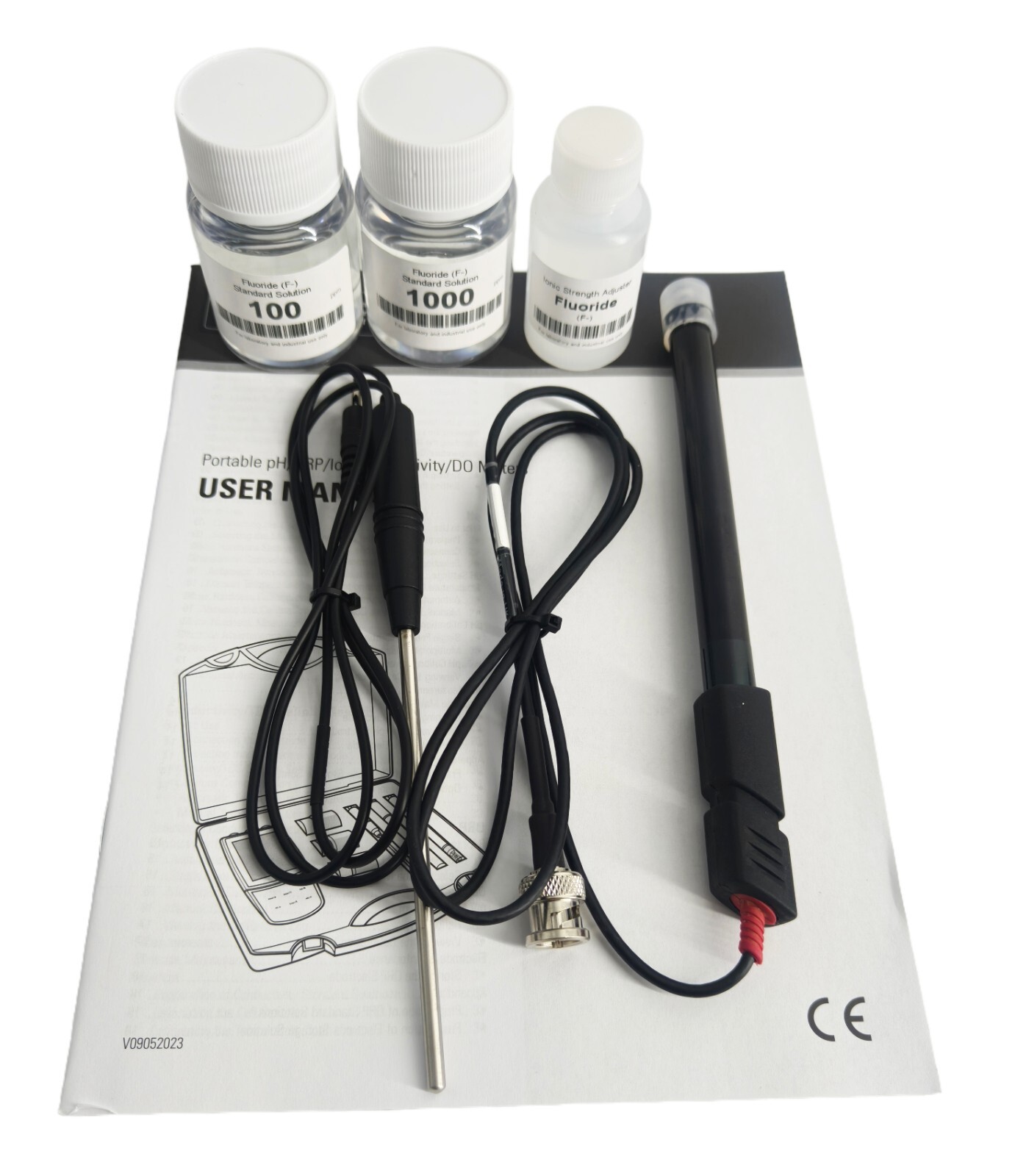 Fluoride Ion Meters with Calibration Solution Automatic Temperature Compensation