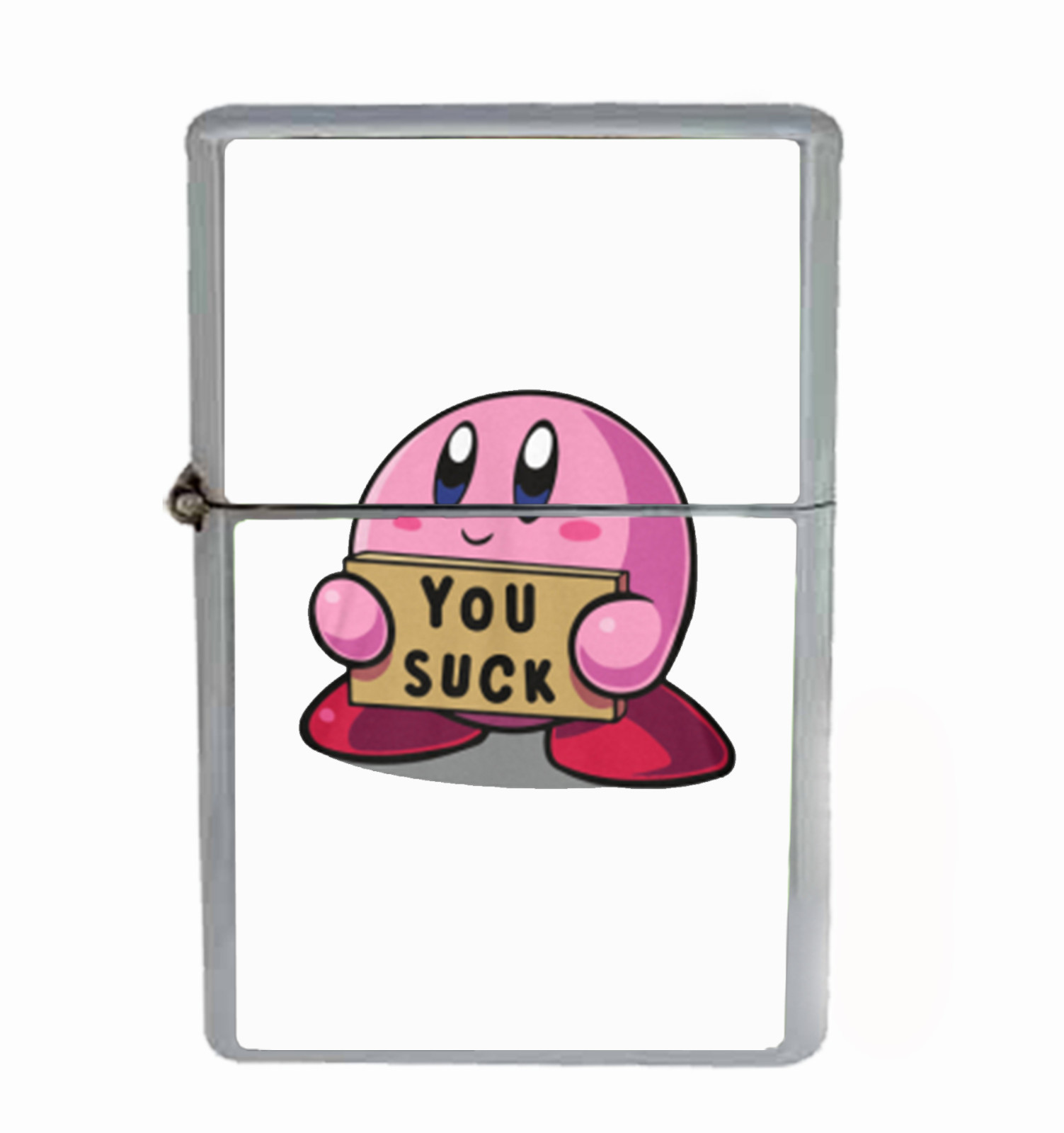 You Suck Rs1 Flip Top Oil Lighter Wind Resistant With Case