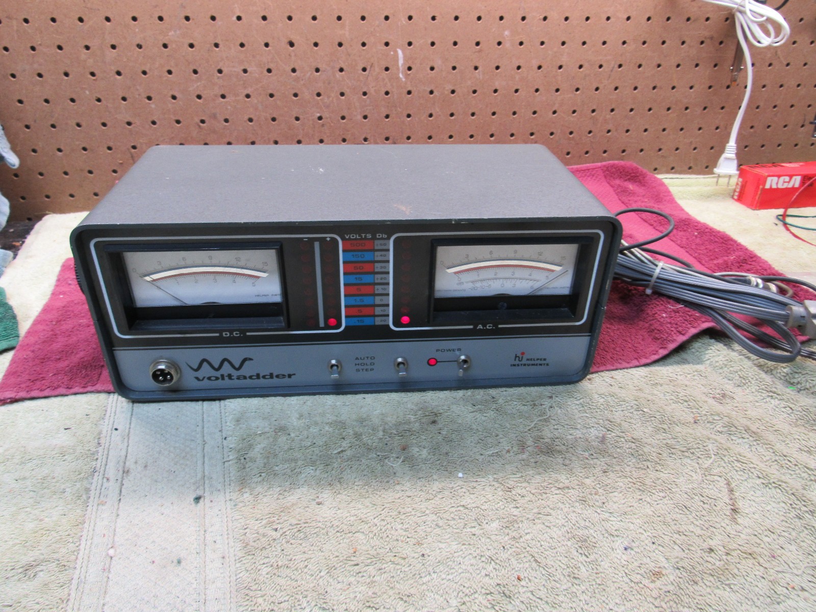 Helper Instrument Co Voltadder Autoranging Voltmeter Test Meter