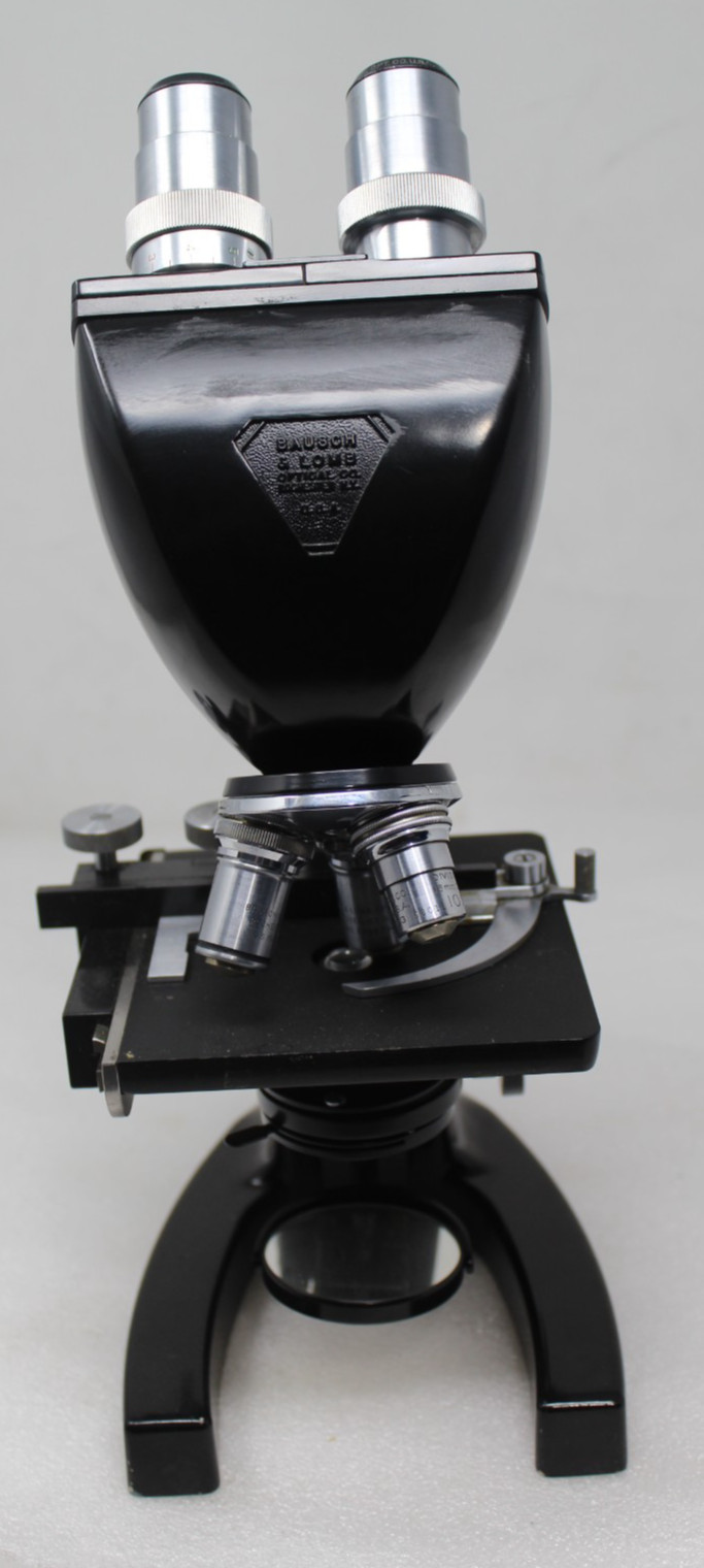 Bausch & Lomb Binocular Microscope  w/ 10x optics and 10x, 43x and 97x lens