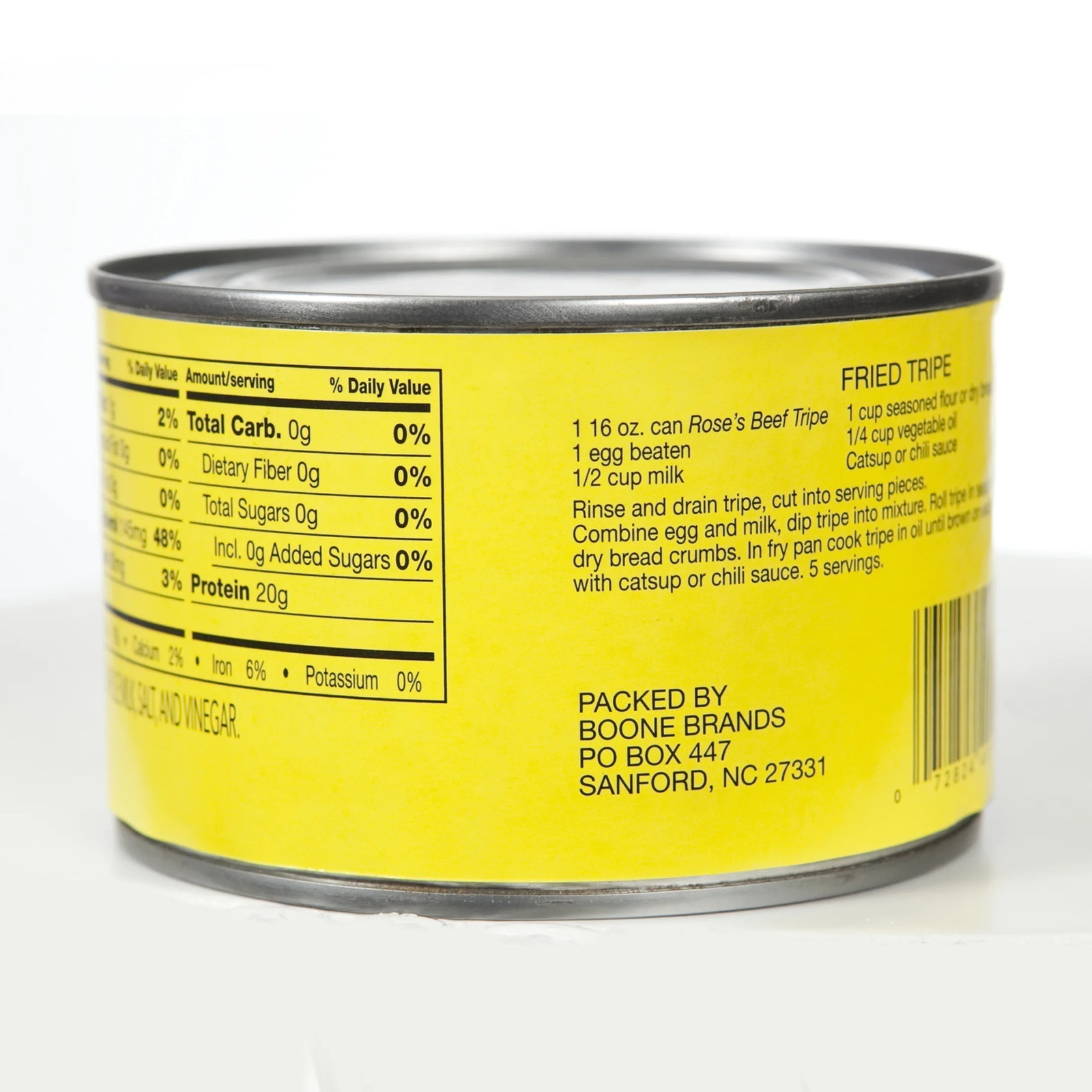 Beef Tripe with Milk 16 oz Can