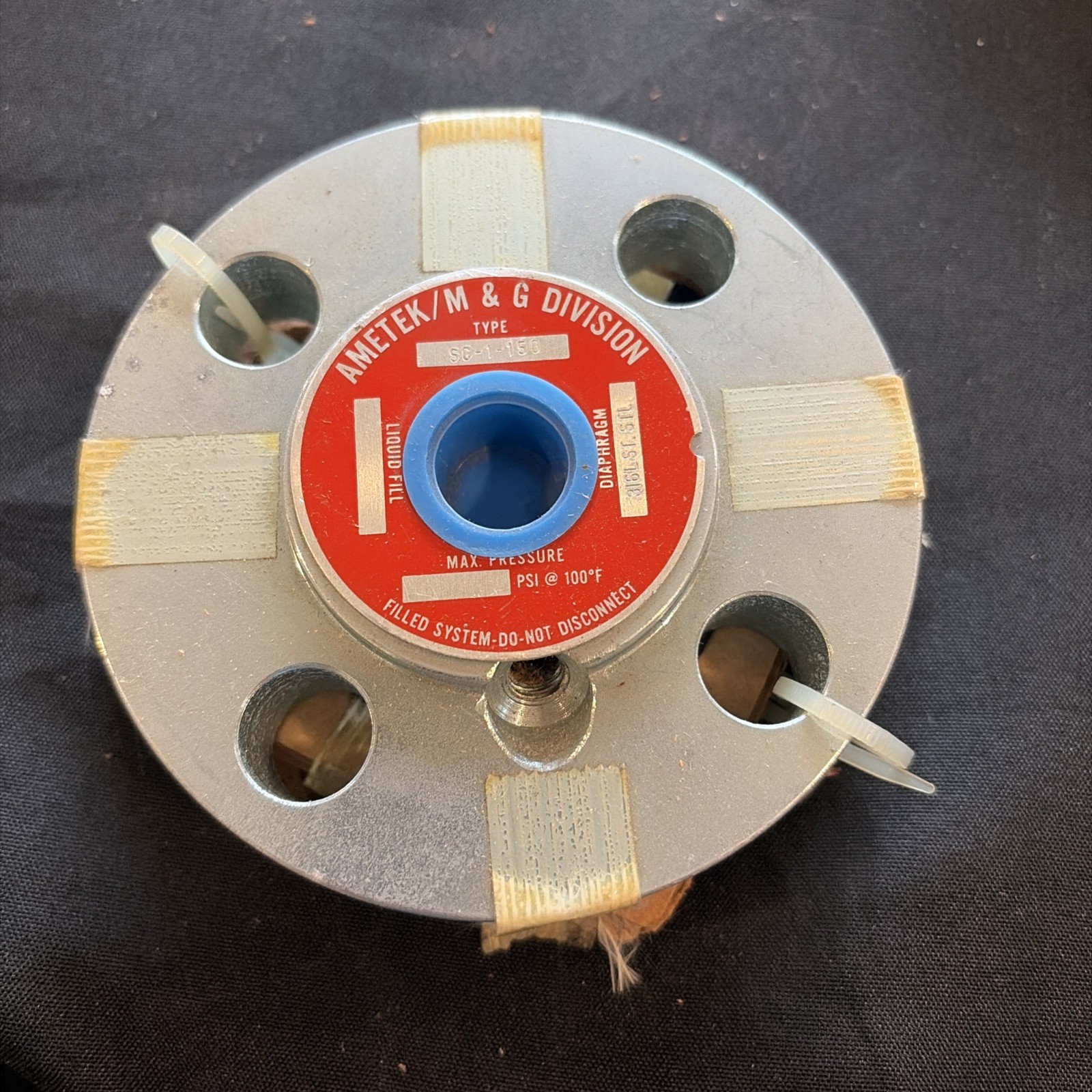 Ametek /M &G Division Diaphragm Sc-1-150