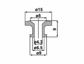 Solo Chrome End Pin