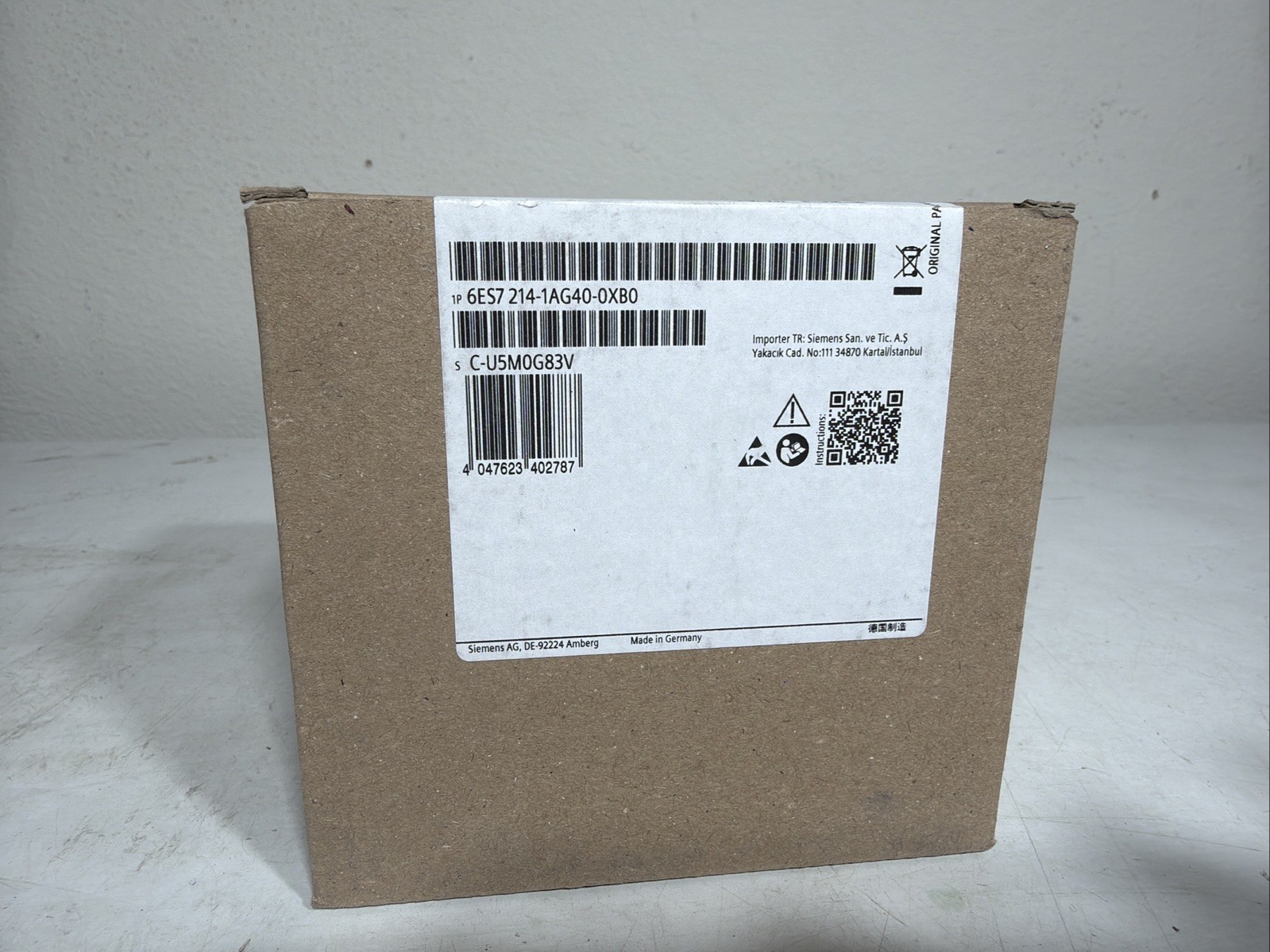 Siemens 6ES7 Compact Processor - 6ES7214-1AG40-0XB0