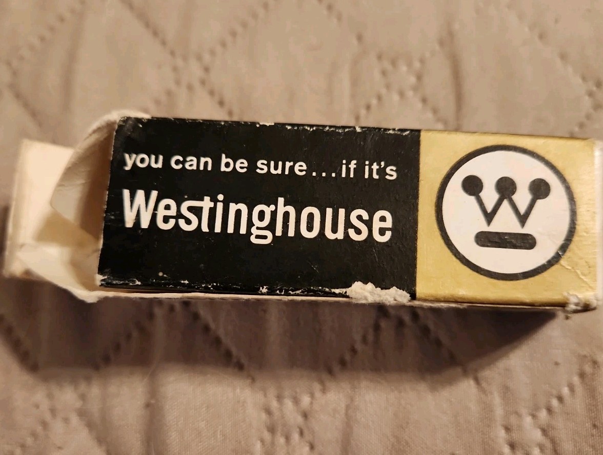 Vinntage Westinghouse 4CB6 Vacuum Tube in Original Box - Electronic Tube NOS