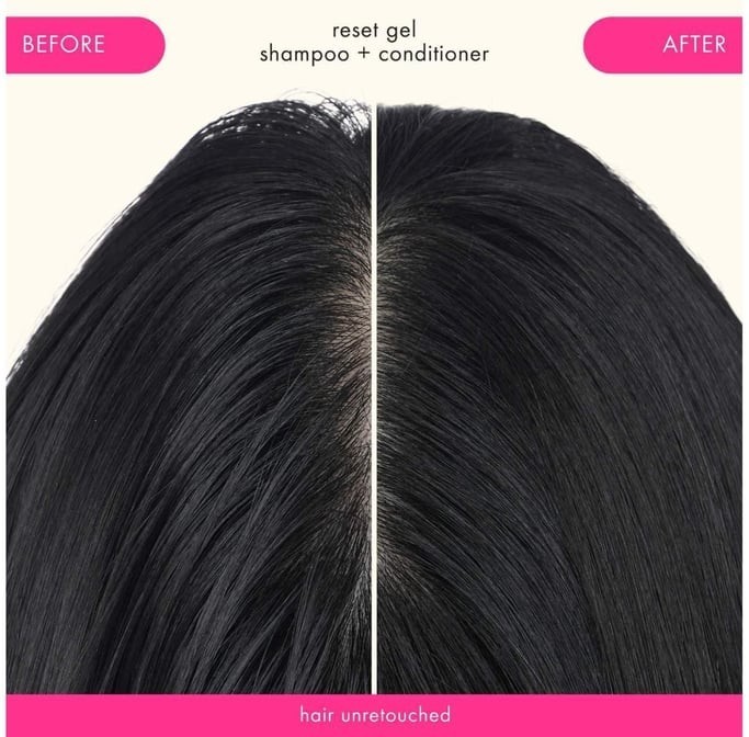 Amika Reset Clarifying Gel Shampoo & Reset Cooling Gel Conditioner 6.7 oz Duo