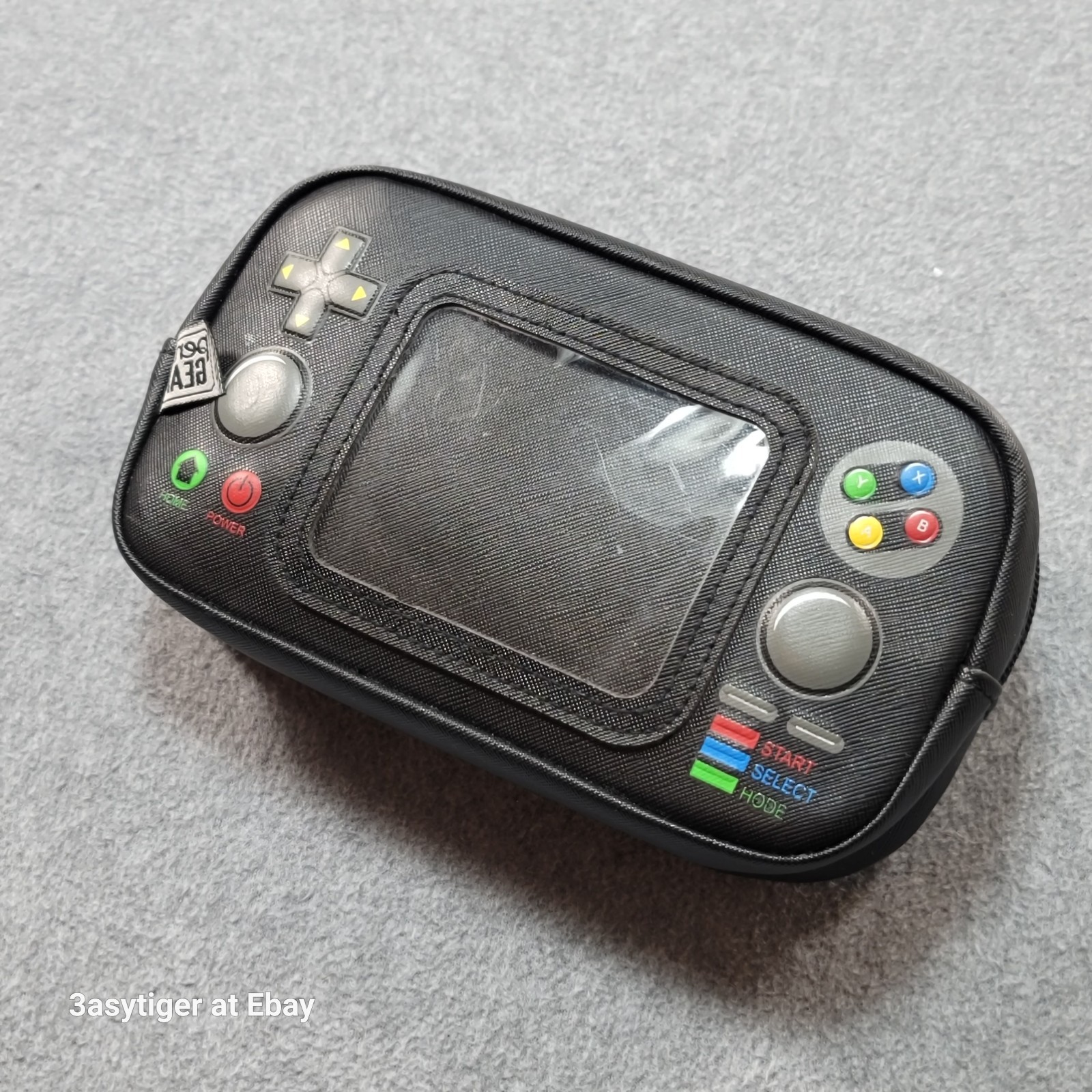 Game Over Pouch Pen Gear Pencil Overnight Kid Bag Black Video Game 8.5'X5'