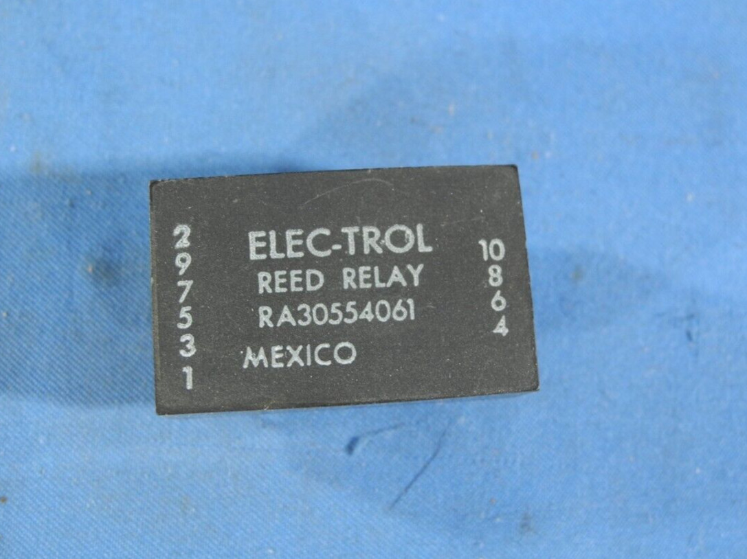 2 PCS Reed Relay - Elec-trol Part #2 PCS Reed  - NOS (Free & Fast USA Shipping!)
