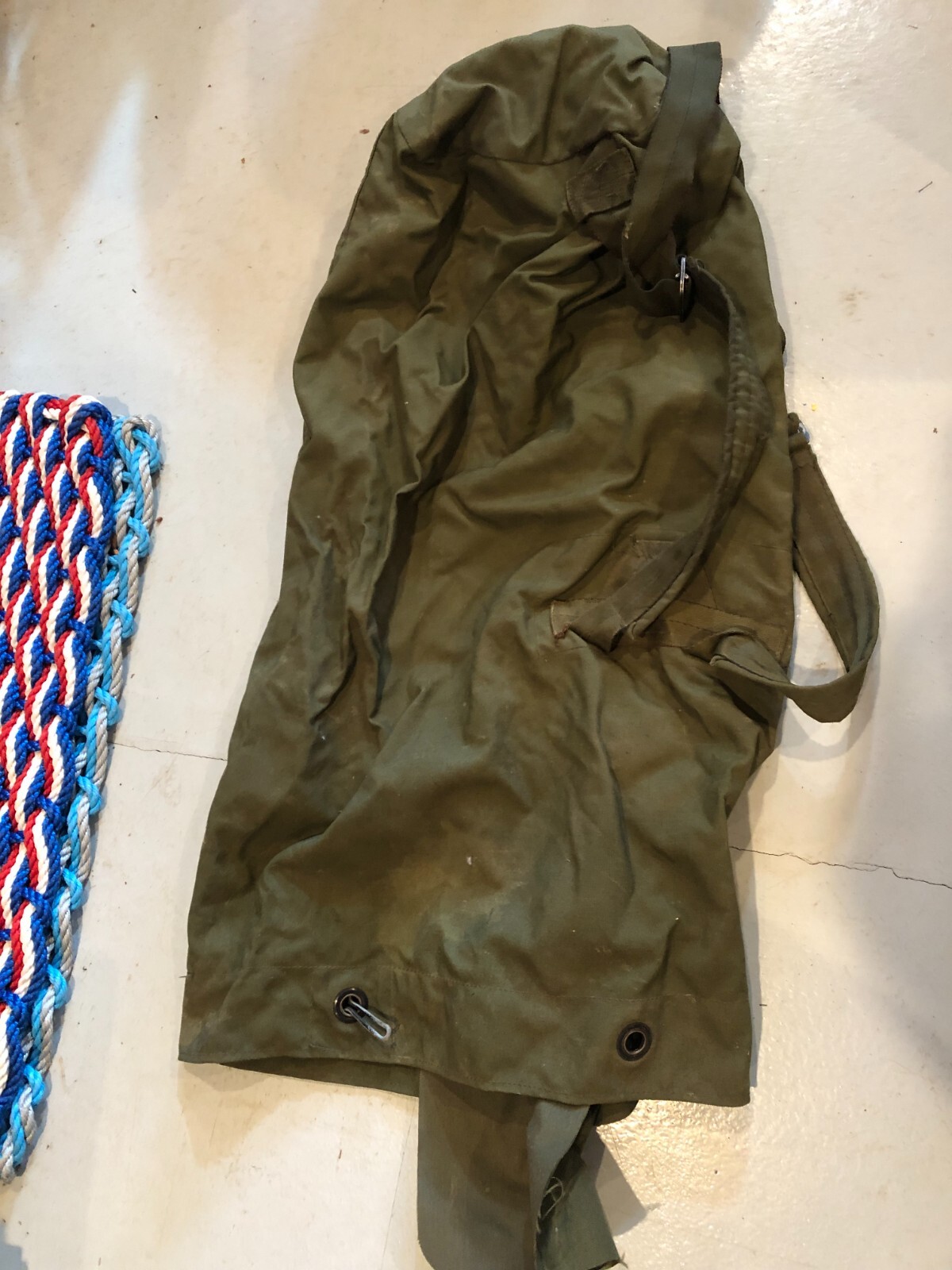 LARGE Green Military Duffle Bag - Approx 36" #PH1