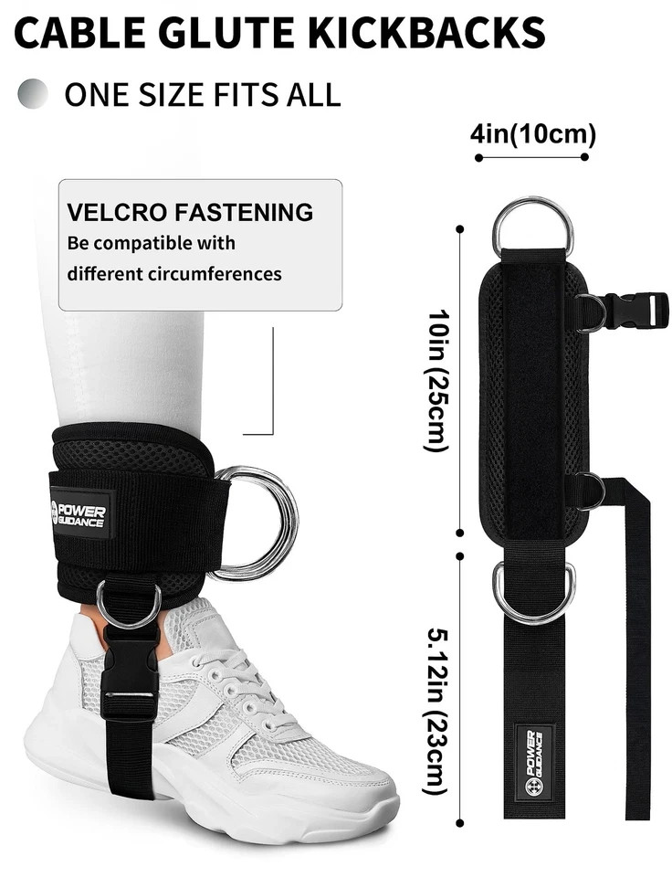 Ankle Strap for Cable Machine Professional Kickback Ankle Strap for Glute Workou