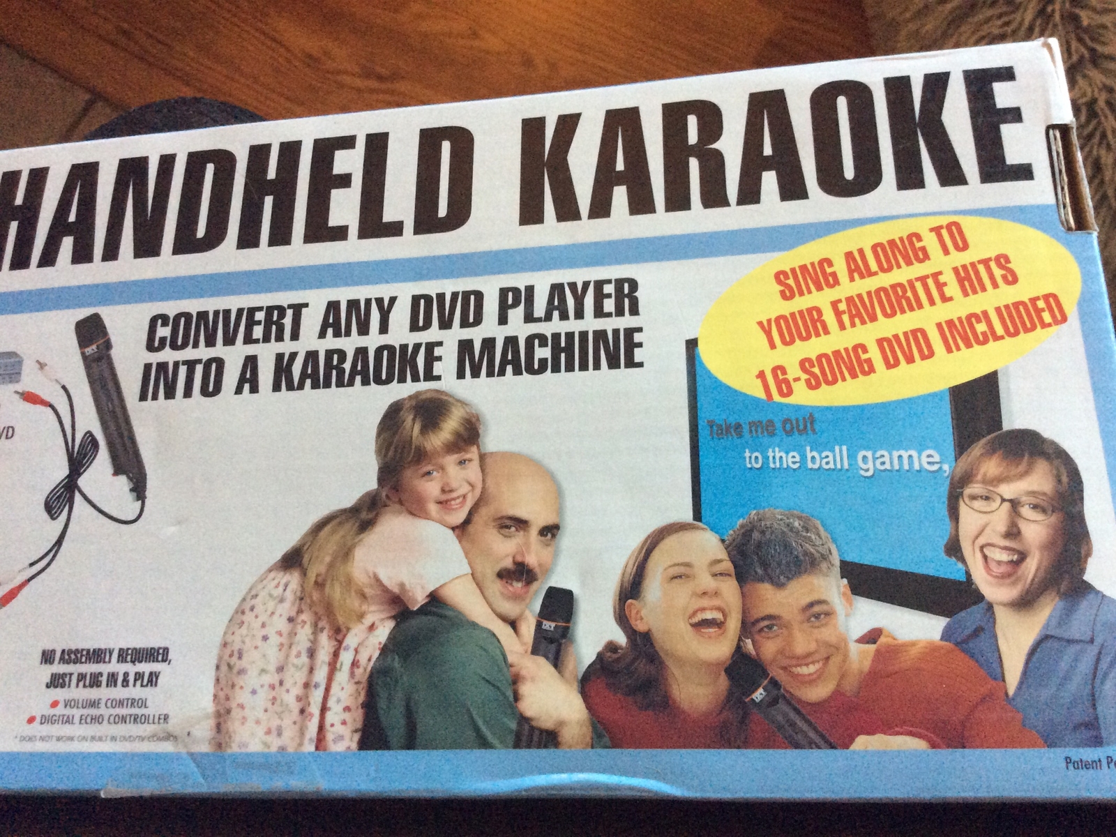 Emerson Handheld Karaoke Microphone DVD Ixt Systems